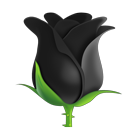 Black Rose Emoji