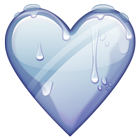 Ice Heart Emoji