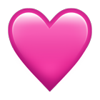 Pink Heart Emoji